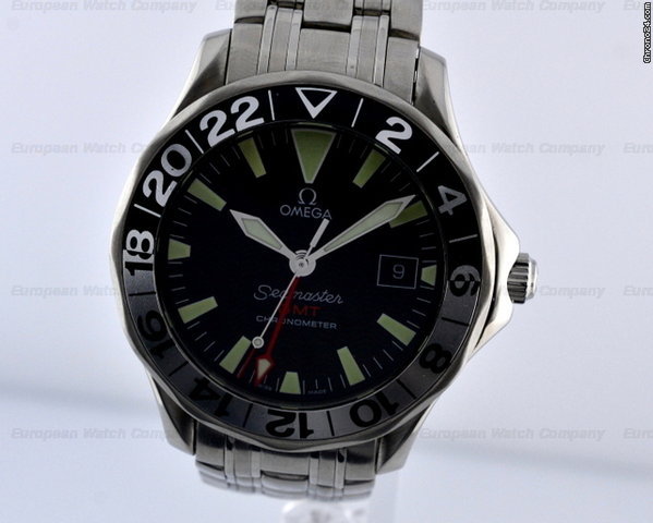 Omega Seamaster GMT SS/SS Black Dial 41MM