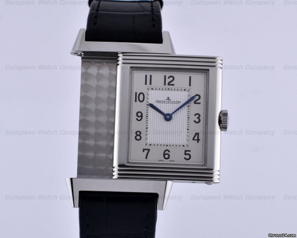 replica Jaeger-LeCoultre Grande Reverso Ultra Thin Silver Dial SS WATCHES 1 