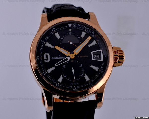 Jaeger-LeCoultre Master Compressor GMT 18K Rose Gold 41.5MM