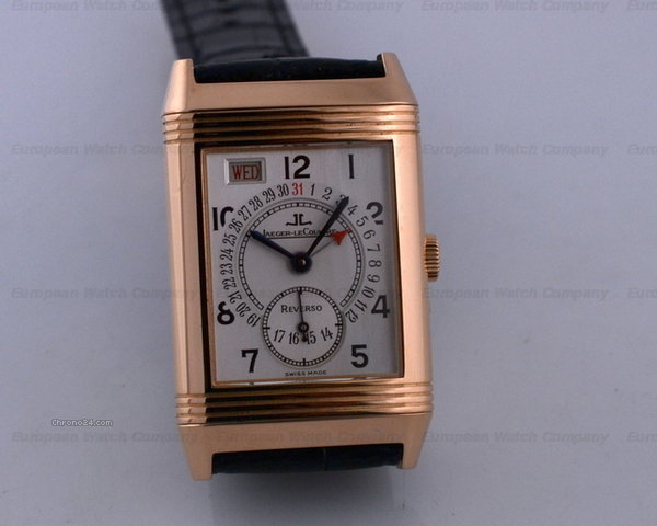 Jaeger-LeCoultre Reverso Calendar Date 18K Rose Gold