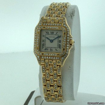 Cartier All Diamond Panther Ladies Pre-Owned