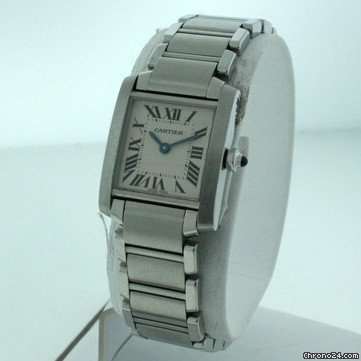 Cartier Tank Francaise Ladies W51008Q3 Pre-owned