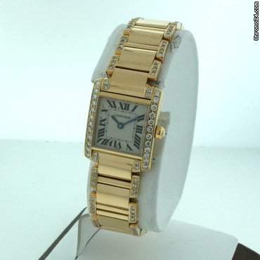Cartier Tank Francaise Ladies W50002N2 Pre-owned