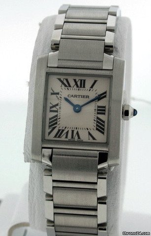 replica Cartier Tank Francaise Ladies W51008Q3 Pre-owned WATCHES 1 