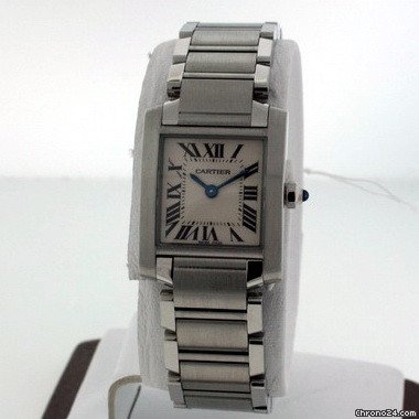 Cartier Tank Francaise Ladies W51008Q3 Pre-owned