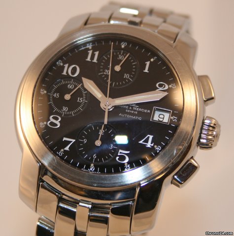 Baume & Mercier Capeland Chronograph Stahl + Lederband