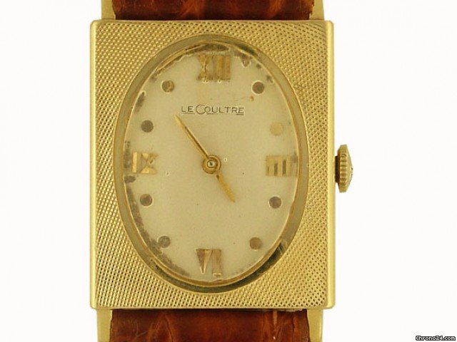 Jaeger-LeCoultre Vintage Handaufzug 14 Kt Gelbgold mit JLC Stammbuchauszug
