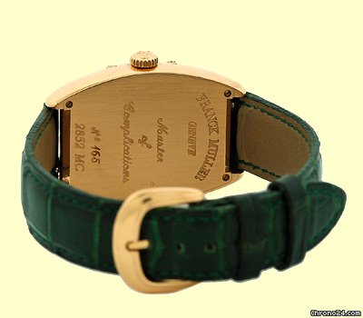 replica Franck Muller Gent's 18K Rose Gold  Cintree Curvex Master Calendar Strapwatch WATCHES 1 