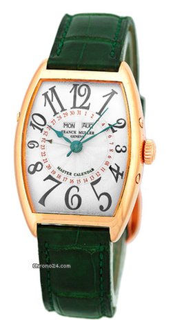 Franck Muller Gent's 18K Rose Gold  Cintree Curvex Master Calendar Strapwatch