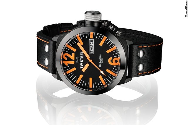 replica TW Steel CEO CANTEEN TWCE1027 CE1027 Herrenuhr Black Orange Highlight WATCHES 1 
