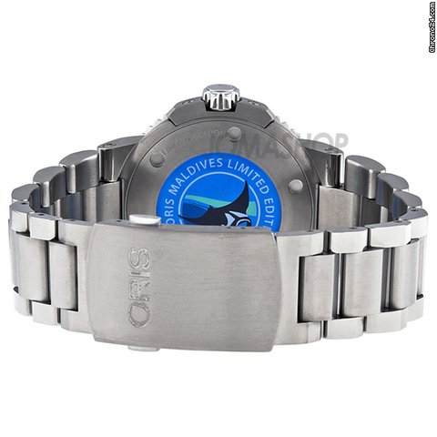 replica Oris Maldives Limited Edition Blue Dial Titanium Mens Watch 01 643 7654 7185-Set MB WATCHES 1 