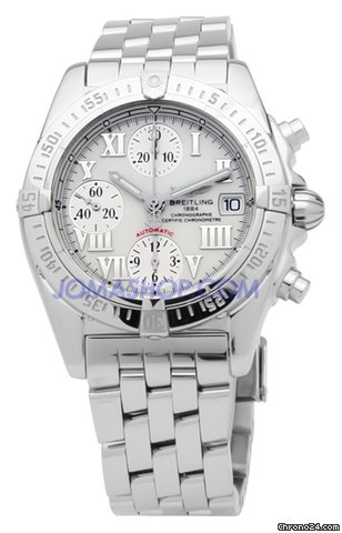 Breitling Windrider Chrono Cockpit Mother-of-pearl Steel Mens Watch A1335812-A596SS