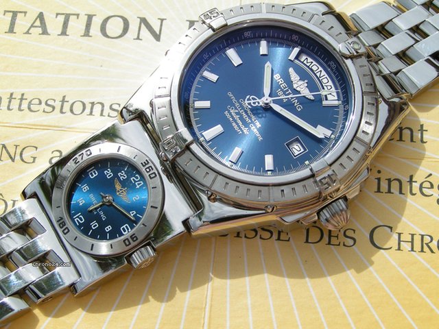 Breitling HEADWIND UTC STAHL/STAHL BLAUES ZB BLUE DIAL