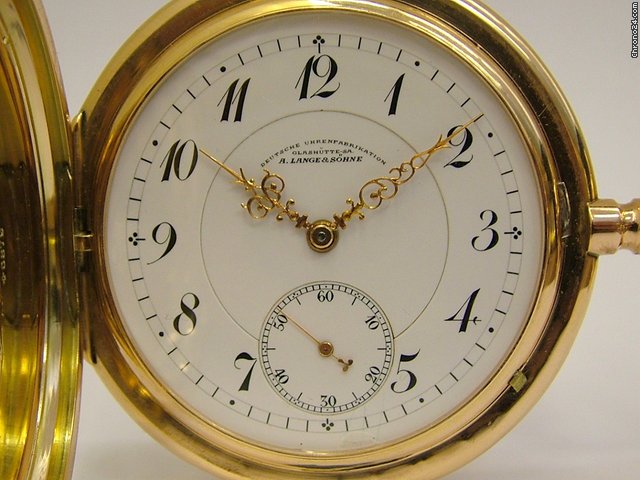 A. Lange & Sohne DUF - Taschenuhr Rotgold 585 - aus 1909