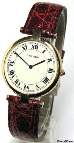 Cartier VENDOME QUARTZ 18 KT GOLD Ref 881001 30MM Lady's