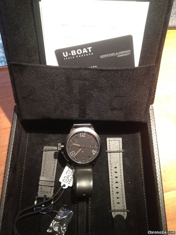 U-Boat Classico AB 4/2 Carbon Black 53mm