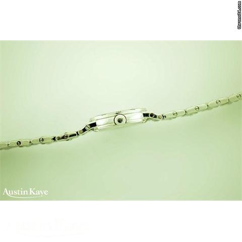 replica Piaget Dancer 18ct white gold quartz on bracelet WATCHES 1 