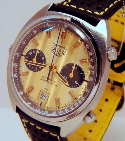 replica TAG Heuer HEUER CARRERA CRONOGRAFO AUTOMATICO ACC cal.12  VINTAGE WATCHES 1 