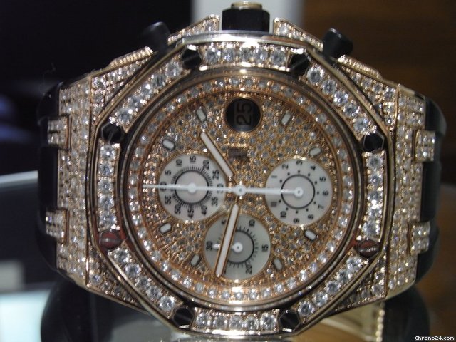 Audemars Piguet Custom New Royal Oak Offshore Rose/Red Gold Diamond