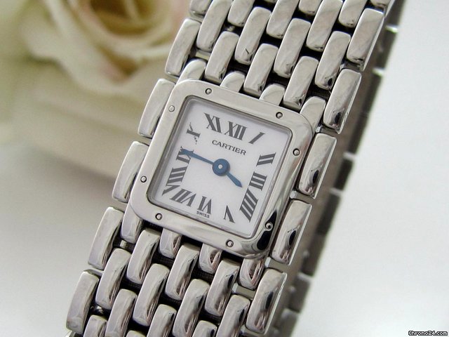 replica Cartier Panthere Ruban MOP Zifferblatt WATCHES 1 