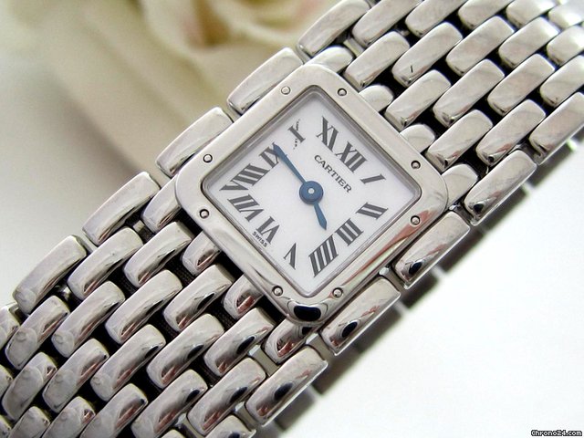 Cartier Panthere Ruban MOP Zifferblatt
