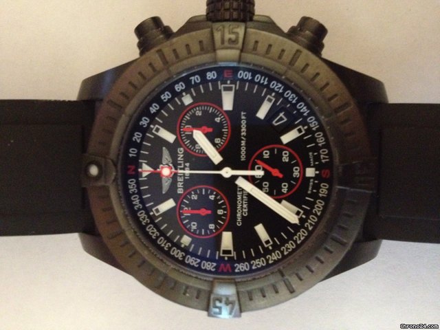 replica Breitling Avenger Seawolf Chrono "Blacksteel" WATCHES 1 