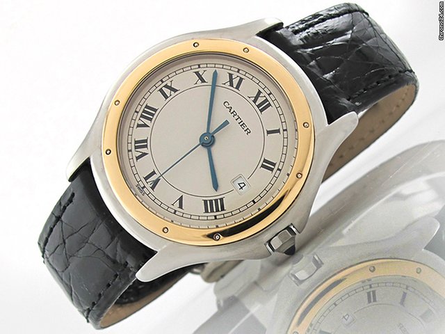 Cartier "COUGAR C84173" 34 mm Edelstahl Quarz