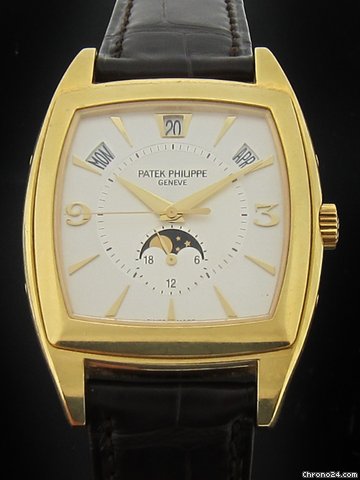 Patek Philippe Yellow Gold Annual Calendar Gondolo 5135J