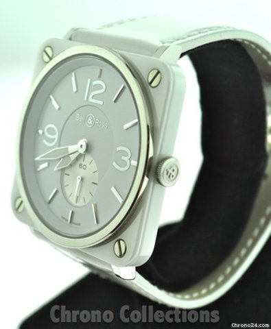 replica Bell & Ross BRS-WHT-CER-RUBB WATCHES 1 