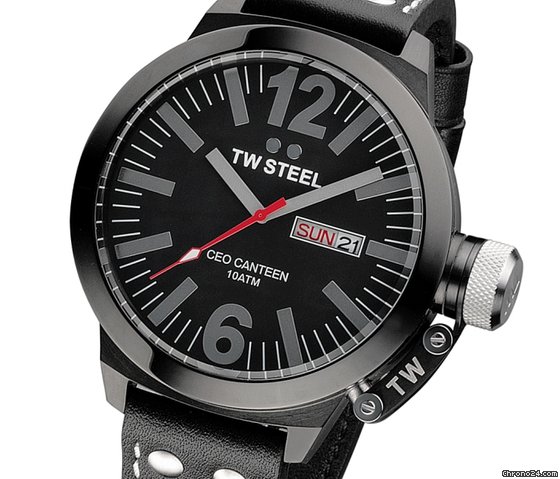 TW Steel CEO CANTEEN 2012 TWCE1032 CE1032 Herrenuhr Black Silver High