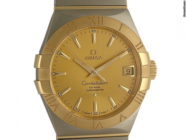 Omega Constellation Chronometer Stahl/Gelbgold 38mm