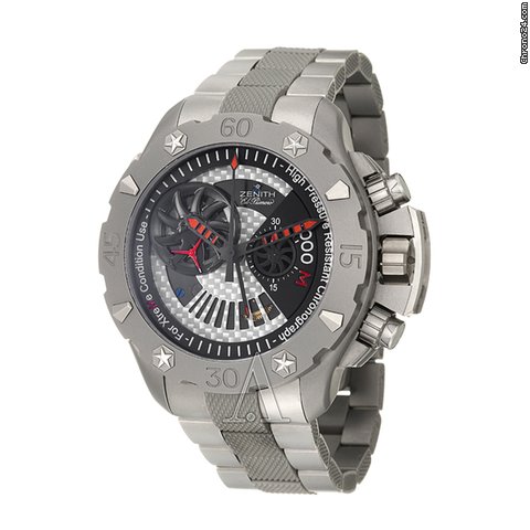Zenith Men's Defy Xtreme Stealth Watch