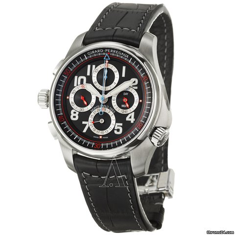 Girard Perregaux Men's Sport Classique R&D 01 Monte-Carlo Historic Car Rally Chronograph Watch