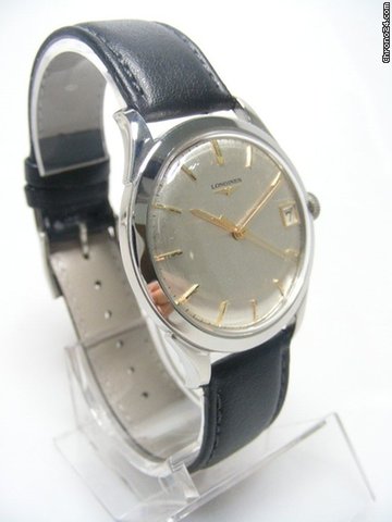 replica Longines Classique vintage steel/acier cadran tapisserie silver dial WATCHES 1 
