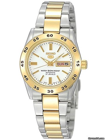 Seiko 5 SYMG42K1 Bicolor Damenuhr Automatik