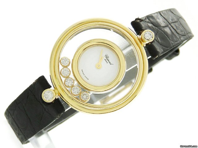 Chopard " Happy Diamonds" 750/18K Gelbgold, 7 Brillanten, NEUE REV.