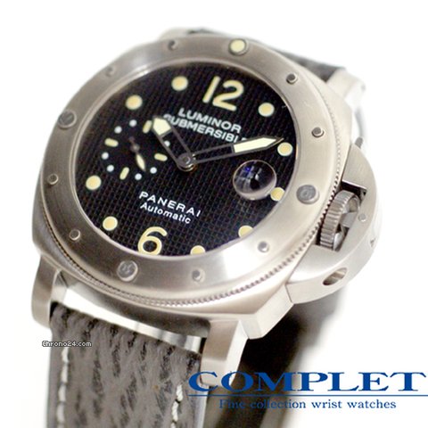 Panerai Submersible  T-dial  Titanium  PAM25