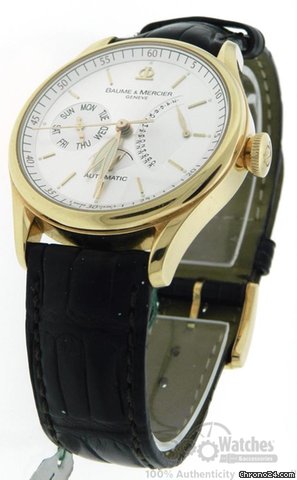 Baume & Mercier Limited Edition Men's  &  Classima Executive 65604 18K Rose Gold Watch