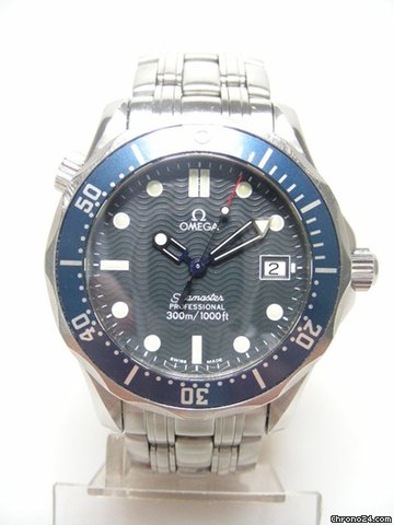Omega Seamaster lady size full steel/complet acier cadran bleu dial