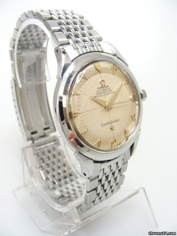 replica Omega Constellation vintage full steel/complet acier cadran nid d'abeille silver dial WATCHES 1 