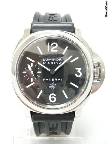 Panerai Luminor Marina LOGO PAM00005 steel/acier cadran noir black dial limited edition 1600 pieces