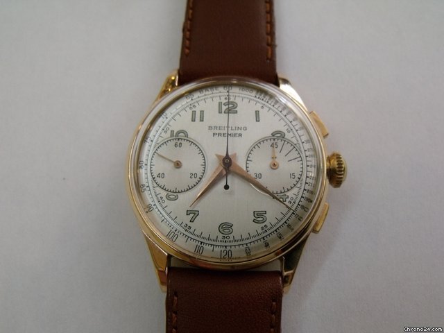 replica Breitling Premier-Vintage en or rose calibre venus 175 WATCHES 1 