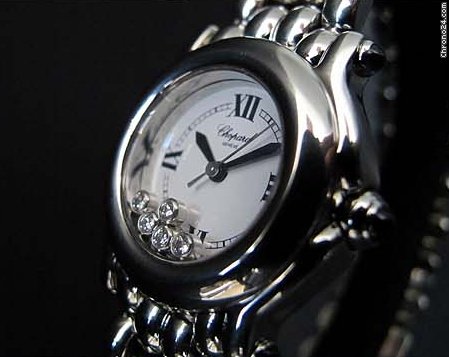 Chopard HAPPY SPORT STAHL/STAHL 5 DIAMANTEN