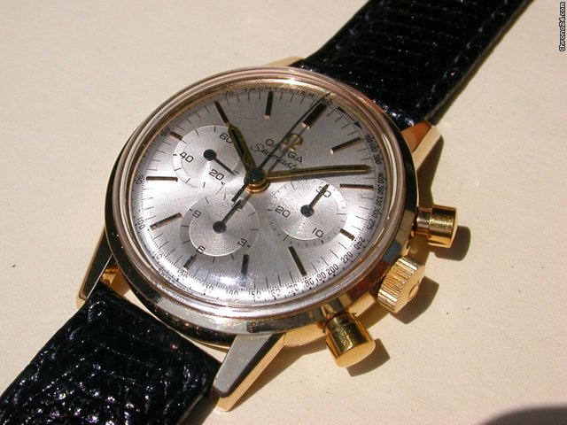 Omega Seamaster Chronograph Gelbgold aus den 60er Jahren