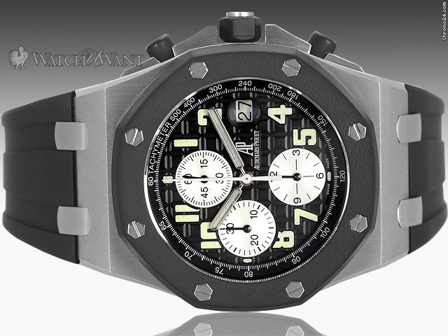 Audemars Piguet (AP) Offshore Rubber Clad Chronograph - 44mm Stainless Steel & Rubber Coated Bezel - 25940SK.OO.D002CA.01.A