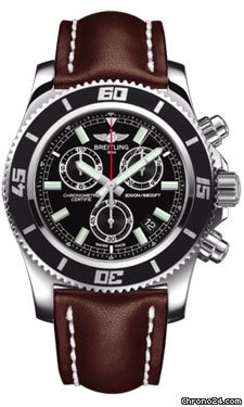 Breitling Superocean Chronograph M2000 Leather Strap