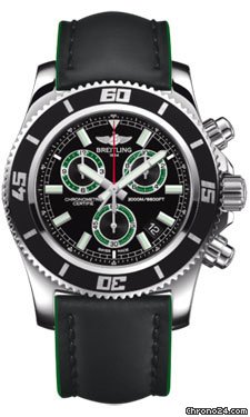 Breitling Superocean Chronograph M2000 Superocean Leather Strap
