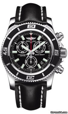 Breitling Superocean Chronograph M2000 Leather Strap