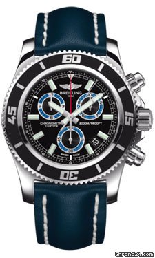 Breitling Superocean Chronograph M2000 Leather Strap