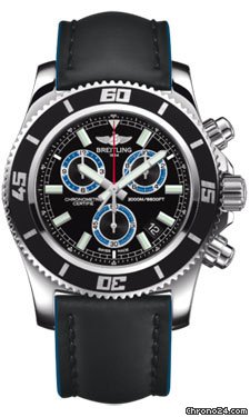 Breitling Superocean Chronograph M2000 Superocean Leather Strap